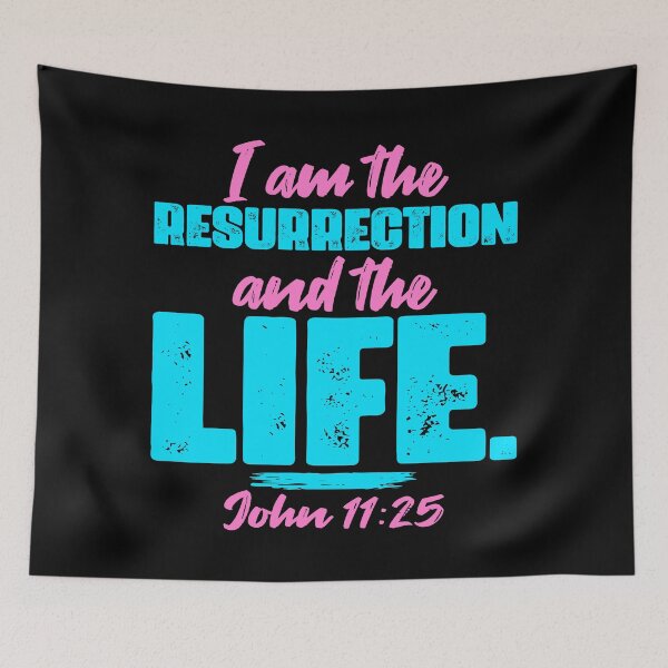 Item preview, John 11:25 I Am The Resurrection And The Life designed and sold by plushism.