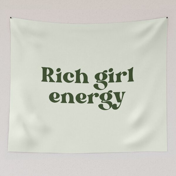 Item preview, Rich girl energy designed and sold by PeachyLitchi.