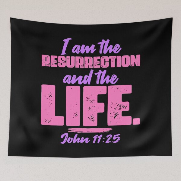 Item preview, John 11:25 I Am The Resurrection And The Life designed and sold by plushism.