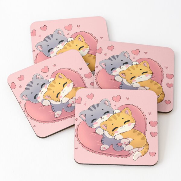Item preview, Cute kittens valentine's day  designed and sold by Kiskadee-Draw.