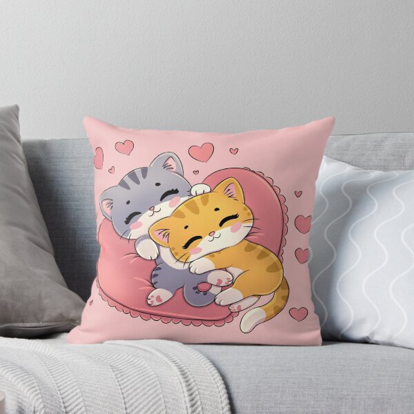 Aperçu de l'œuvre Chatons mignons pour la Saint-Valentin créée et vendue par Kiskadee-Draw.
