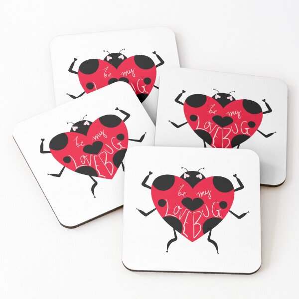 Item preview, Be My Lovebug - Ladybug Heart designed and sold by HalSyd.