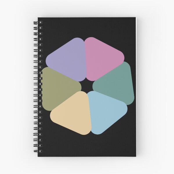 Item preview, Multicolored hexagonal flower pattern designed and sold by JazzyDot.