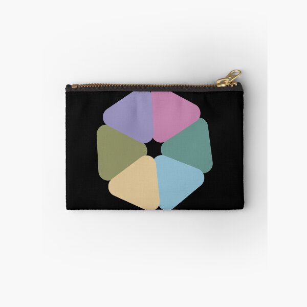 Item preview, Multicolored hexagonal flower pattern designed and sold by JazzyDot.