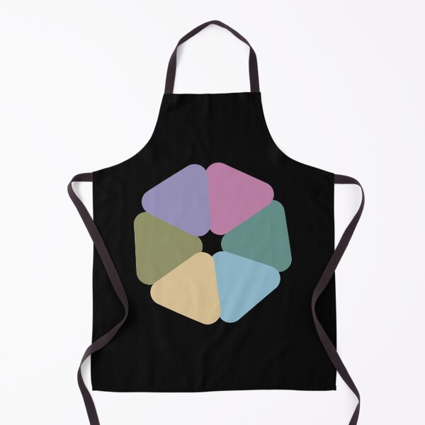 Item preview, Multicolored hexagonal flower pattern designed and sold by JazzyDot.