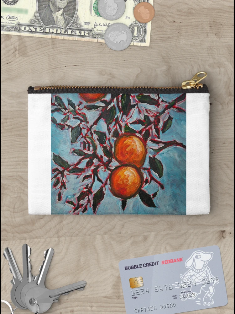 Thumbnail 3 of 4, Zipper Pouch, Sweet Oranges designed and sold by RudyYoder.
