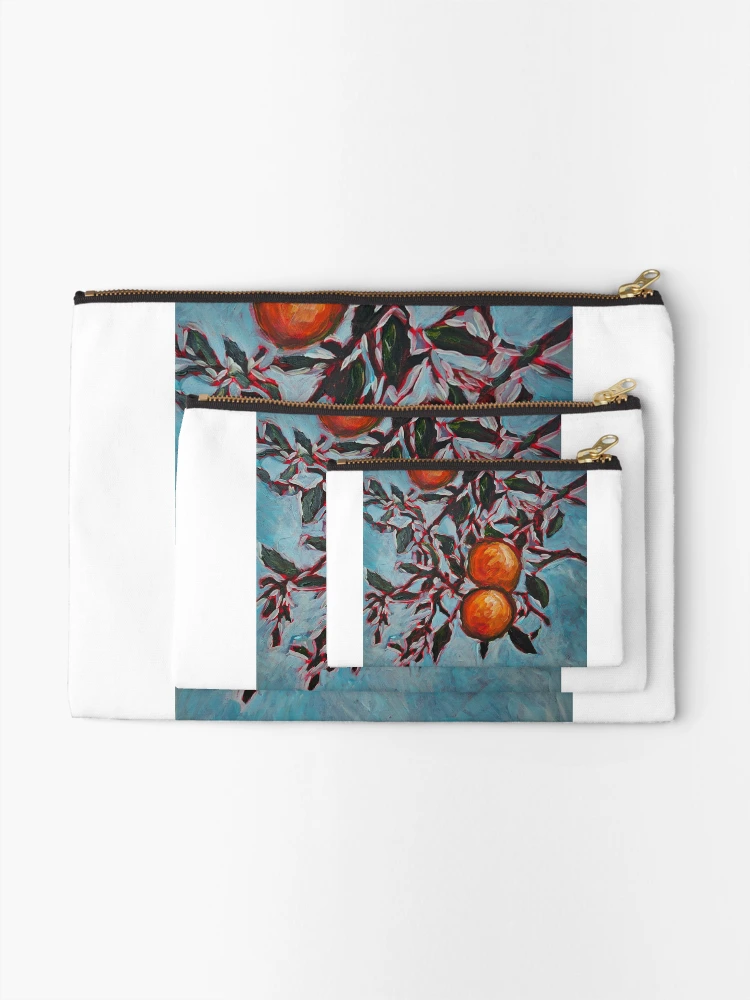 Thumbnail 2 of 4, Zipper Pouch, Sweet Oranges designed and sold by RudyYoder.