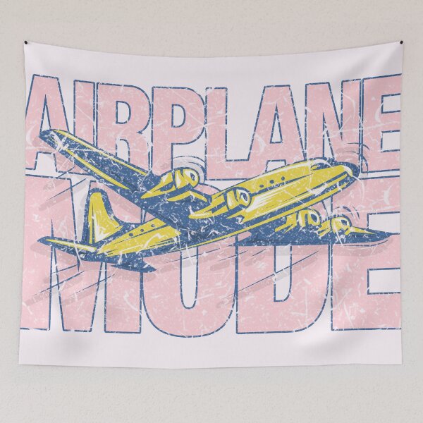 Item preview, Awesome Airplane Mode Travel Around the World. Vintage Pink designed and sold by AwesomeDistrict.
