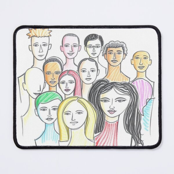 Item preview, Diversity in Unity: A Spectrum of Faces designed and sold by SDIGGroup.