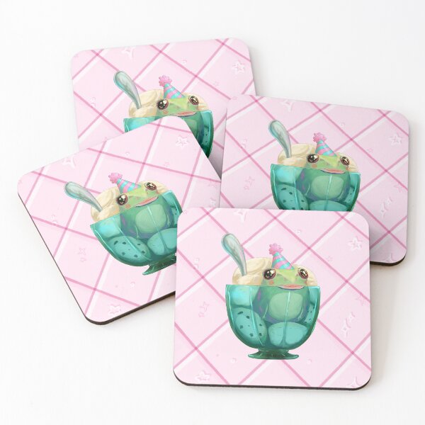 Item preview, Sad clown frog in a green cup of icecream designed and sold by Maysoulrose.