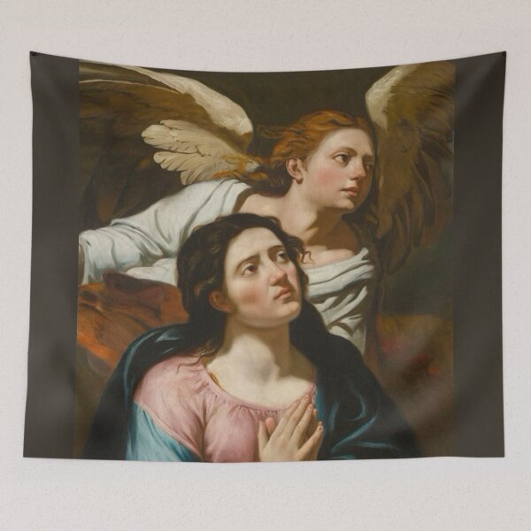 Item preview, Devotion and Grace: A French Religious Painting. Art By Carraann  designed and sold by CARRAANN.