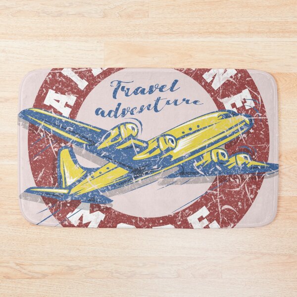 Item preview, Awesome Airplane Mode Travel Around the World. Vintage Red designed and sold by AwesomeDistrict.