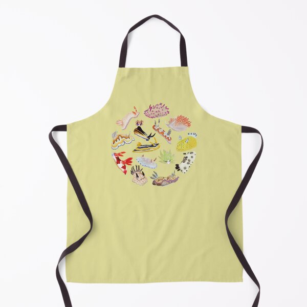 Item preview, Round pattern Nudibranch - sea slug - yellow designed and sold by Poulpimousse.