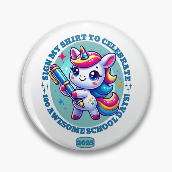 Item preview, Sign My Shirt – Celebrate 100 Days of School in Style! designed and sold by artivibestudio.