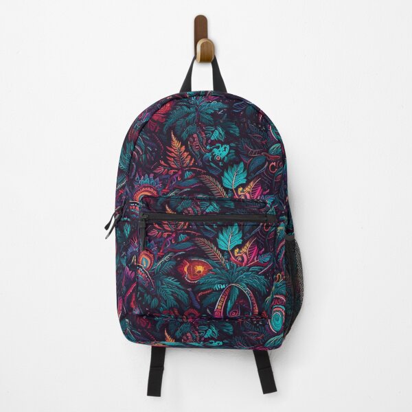 Item preview, Tropical Hawaiian tribal motifs with glowing neon accents designed and sold by Designbes.