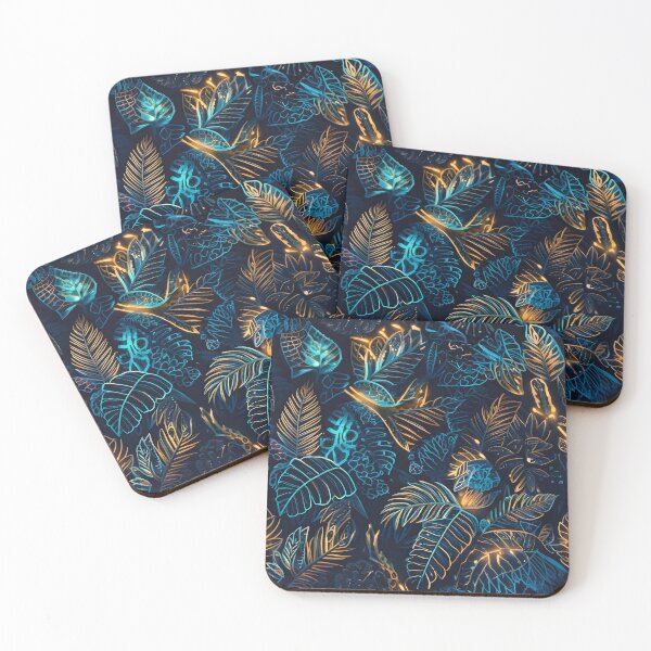 Item preview, Tropical Hawaiian tribal motifs with glowing neon accents designed and sold by Designbes.