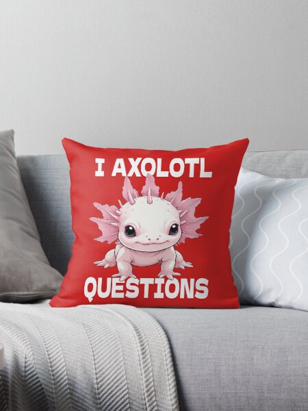Vista previa del artículo con la obra «PREGUNTAS SOBRE EL AXOLOTL», diseñado y vendido por RetroPop23.