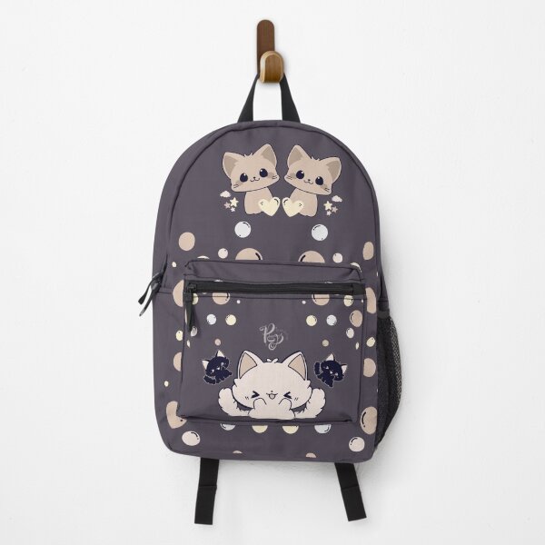 Item preview, Cheeky Cats - gray and cream  designed and sold by ProsetoPrint.