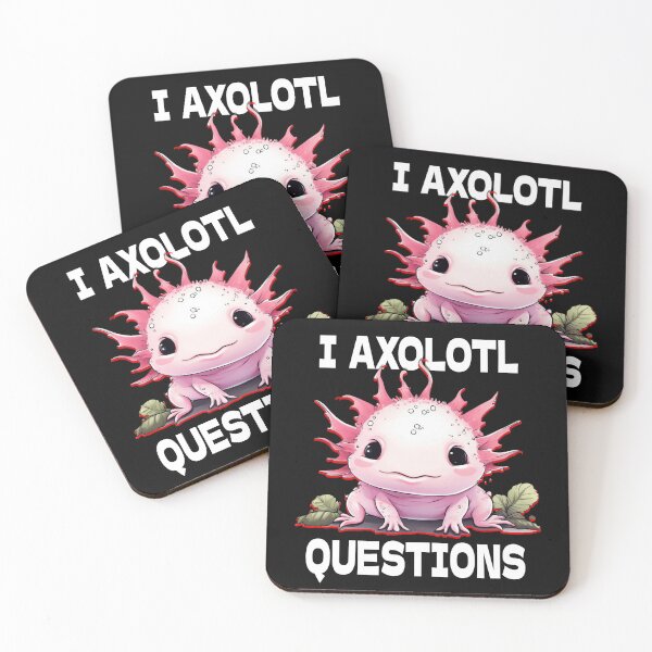 Item preview, I AXOLOTL QUESTIONS designed and sold by RetroPop23.