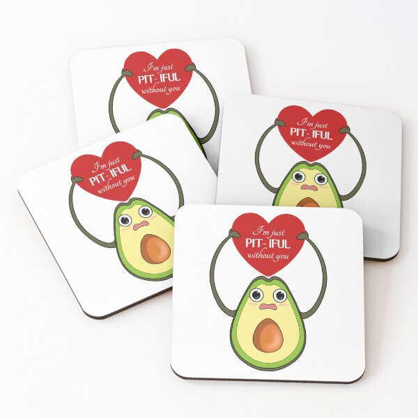 Item preview, Pitiful Without You | Avocado Valentines Day designed and sold by ObsidianDaz.