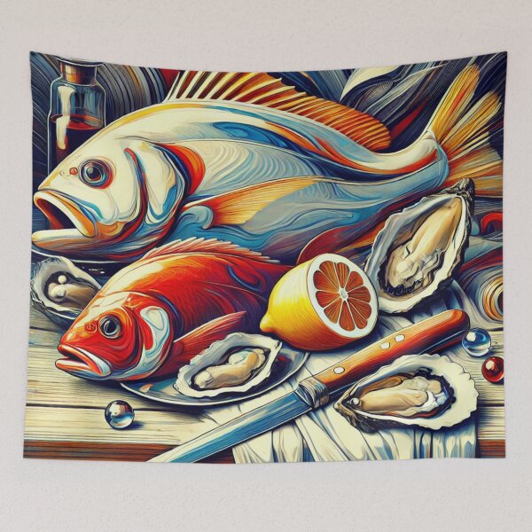 Item preview, Abstract Symphony of Sea Creatures designed and sold by Sigtrix.