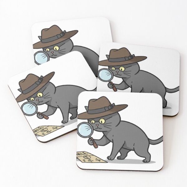 Item preview, Detective Cat designed and sold by CamiloHiPa.