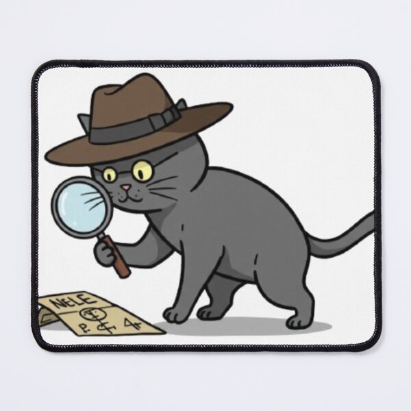 Item preview, Detective Cat designed and sold by CamiloHiPa.