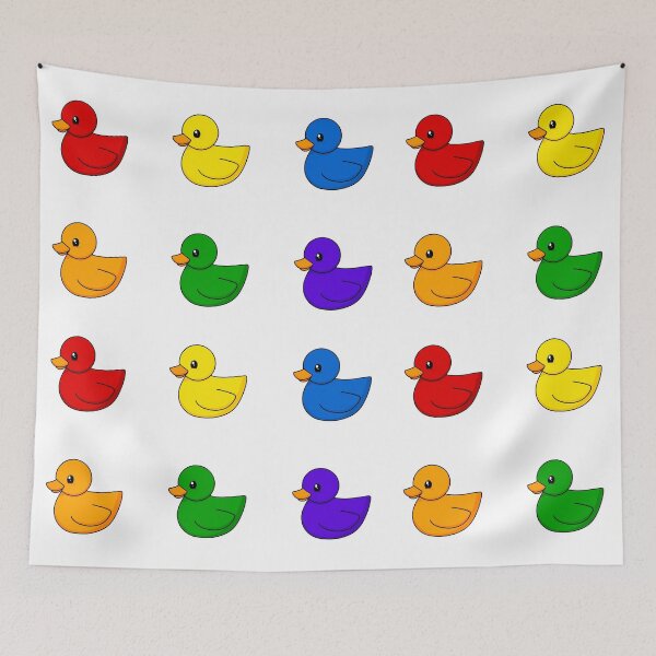 Item preview, Rainbow Duckies designed and sold by Kitramina’s Shop.