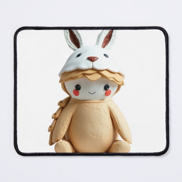 Item preview, Cute Bunny-Pancake Plush Toy designed and sold by SDIGGroup.