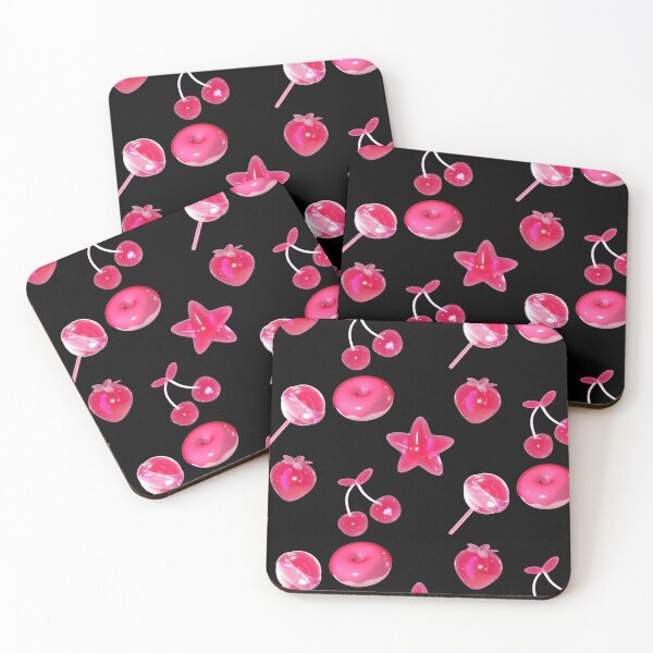 Item preview, Glossy Girlypop Red Berries, Lollipop, and Donut  designed and sold by CriaCreative.