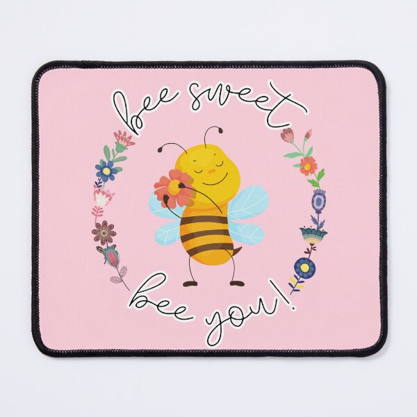 Item preview, Bee Sweet, Bee You! Whimsical Floral Bee Design designed and sold by TheBeeKindSpace.