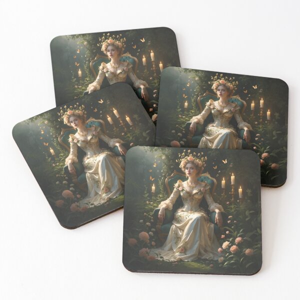 Item preview, Spring Goddess – Romantic Floral Art with Elegant Baroque Details by LaLi Designs designed and sold by LaLi-Designs.