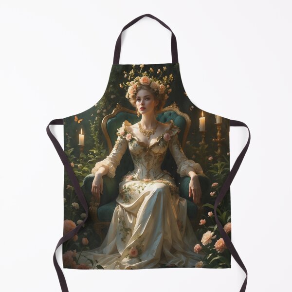 Item preview, Spring Goddess – Romantic Floral Art with Elegant Baroque Details by LaLi Designs designed and sold by LaLi-Designs.