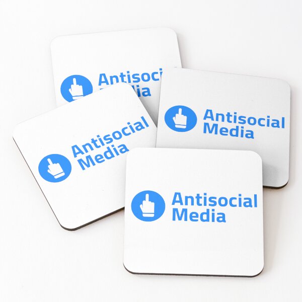 Item preview, Antisocial Media Funny Social Media Boycott  designed and sold by The Junto Shop.
