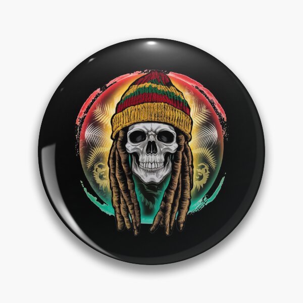 Item preview, Skull with Dreadlocks  designed and sold by Gentle40Winks.