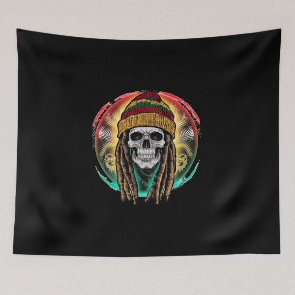 Item preview, Skull with Dreadlocks  designed and sold by Gentle40Winks.