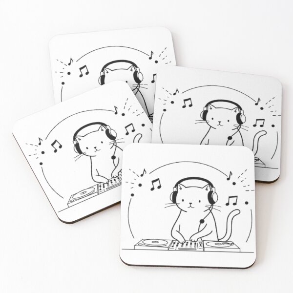 Item preview, DJ Cat designed and sold by CamiloHiPa.