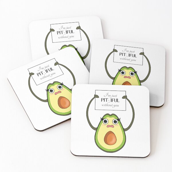 Item preview, Pitiful Without You | Avocado Valentines Day designed and sold by ObsidianDaz.