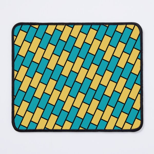 Item preview, Cyan yellow brick geometric pattern  designed and sold by WilAugusta.