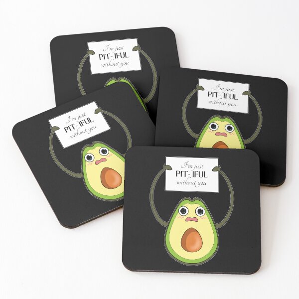 Item preview, Pitiful Without You | Avocado Valentines Day designed and sold by ObsidianDaz.