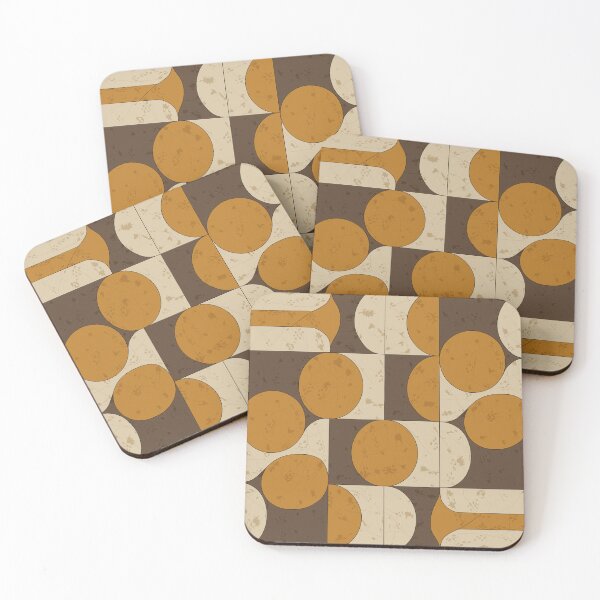 Item preview, Modern Geometric Art with Beige, Brown, and Orange colors designed and sold by paulo silveira.