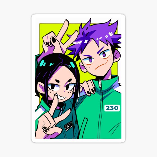 Item preview, Squid Game - Thanos and Nam-Gyu Fan Art designed and sold by Timegraf.