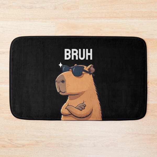 Item preview, Bruh capybara designed and sold by The magic  Yellow bus.
