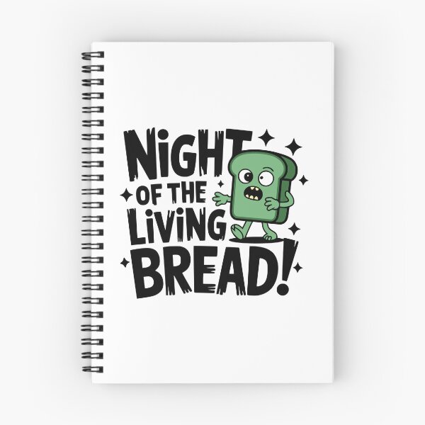 Item preview, Night Of The living Bread! Funny Zombie Bread Pun designed and sold by PMCreative.