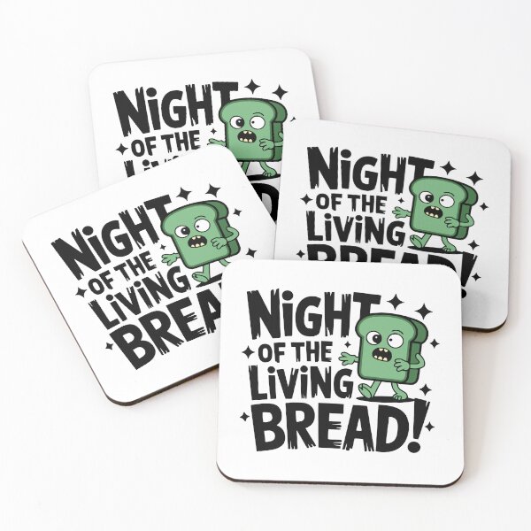 Item preview, Night Of The living Bread! Funny Zombie Bread Pun designed and sold by PMCreative.