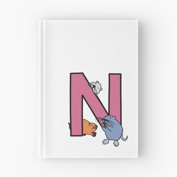 Item preview, Letter N with Nutria designed and sold by Raonmemory.