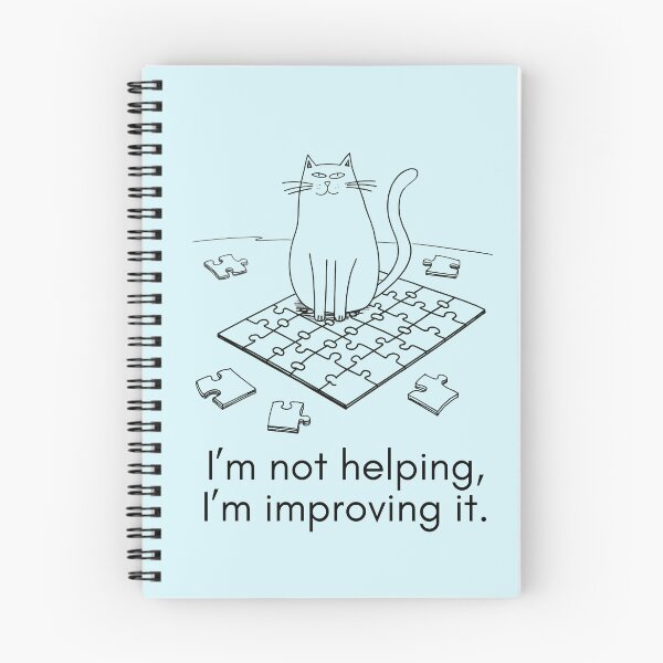 Item preview, Cat on a Jigsaw Puzzle designed and sold by MiowandMolly.