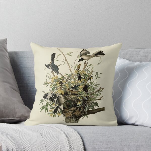 Item preview, Rattlesnake, Mockingbird and Jasmine Wildlife Botanical Illustration designed and sold by taiche.