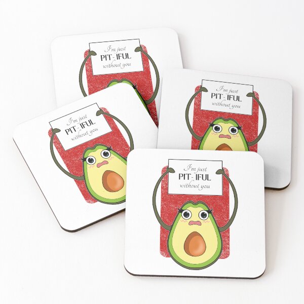 Item preview, Pitiful Without You | Avocado Valentines Day designed and sold by ObsidianDaz.