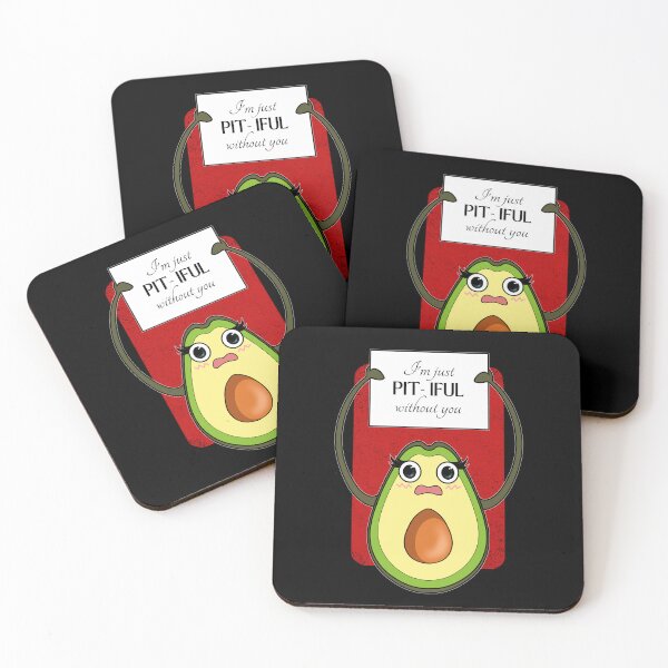 Item preview, Pitiful Without You | Avocado Valentines Day designed and sold by ObsidianDaz.